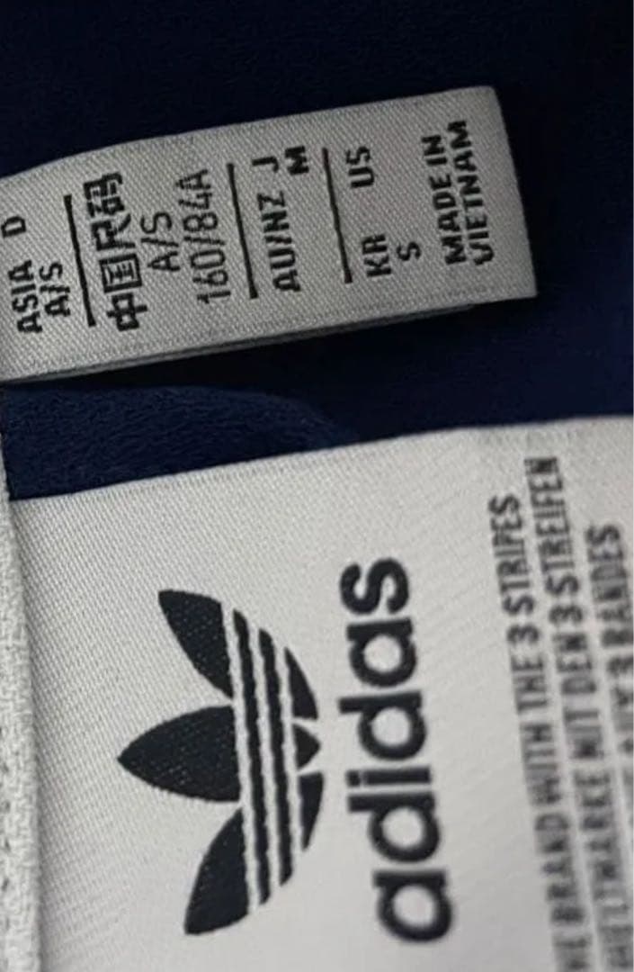 adidas トラックジャケット　ネイビー　青　ベッケンバウアー