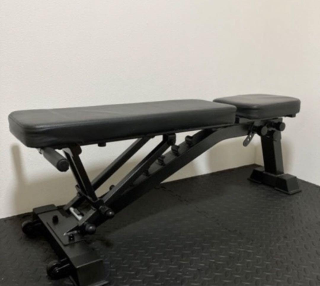 ダンベルセット・可変式11kg×2・ベンチ台・EZバー・鏡　まとめ売り