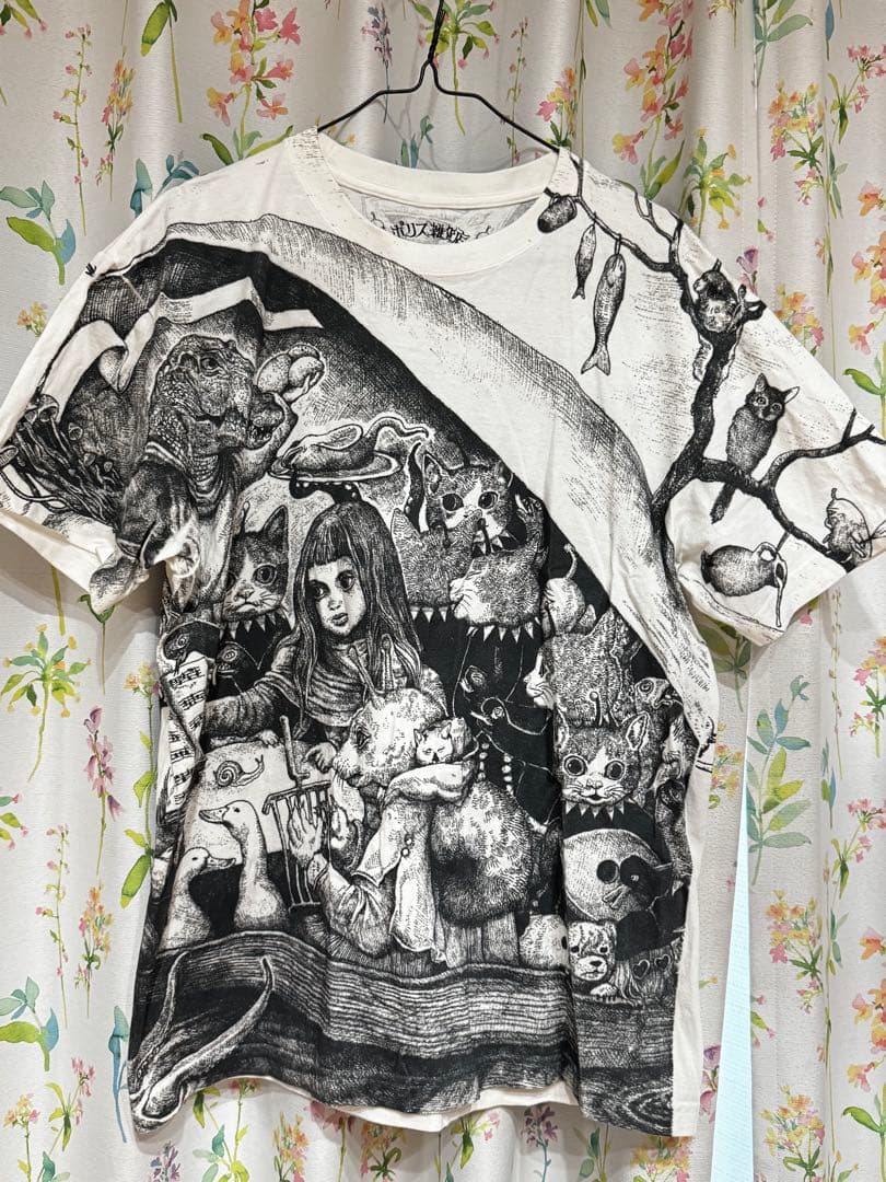 ヒグチユウコ　ボリス雑貨店T シャツ BABEL （L ）