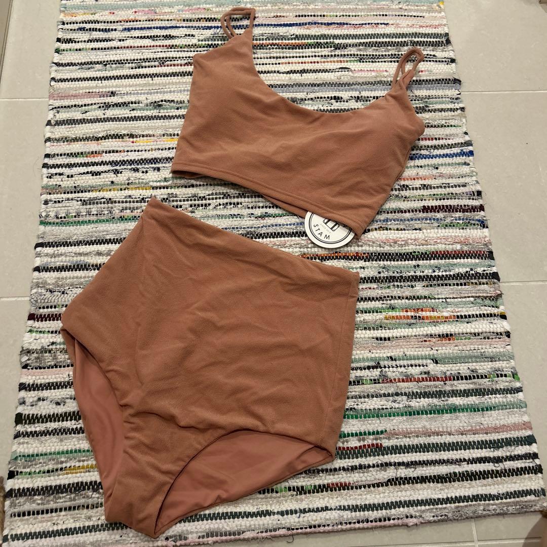 専用です　ALEXIA STAM ピンクベージュ セパレート水着 Mサイズ