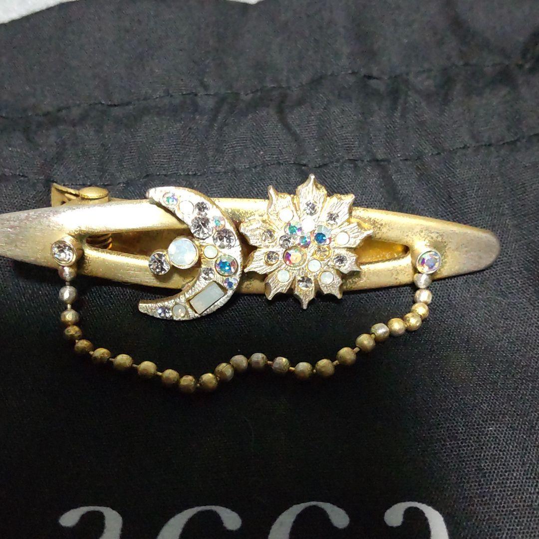 アッカ太陽と月 アーモンド クリップ ピン