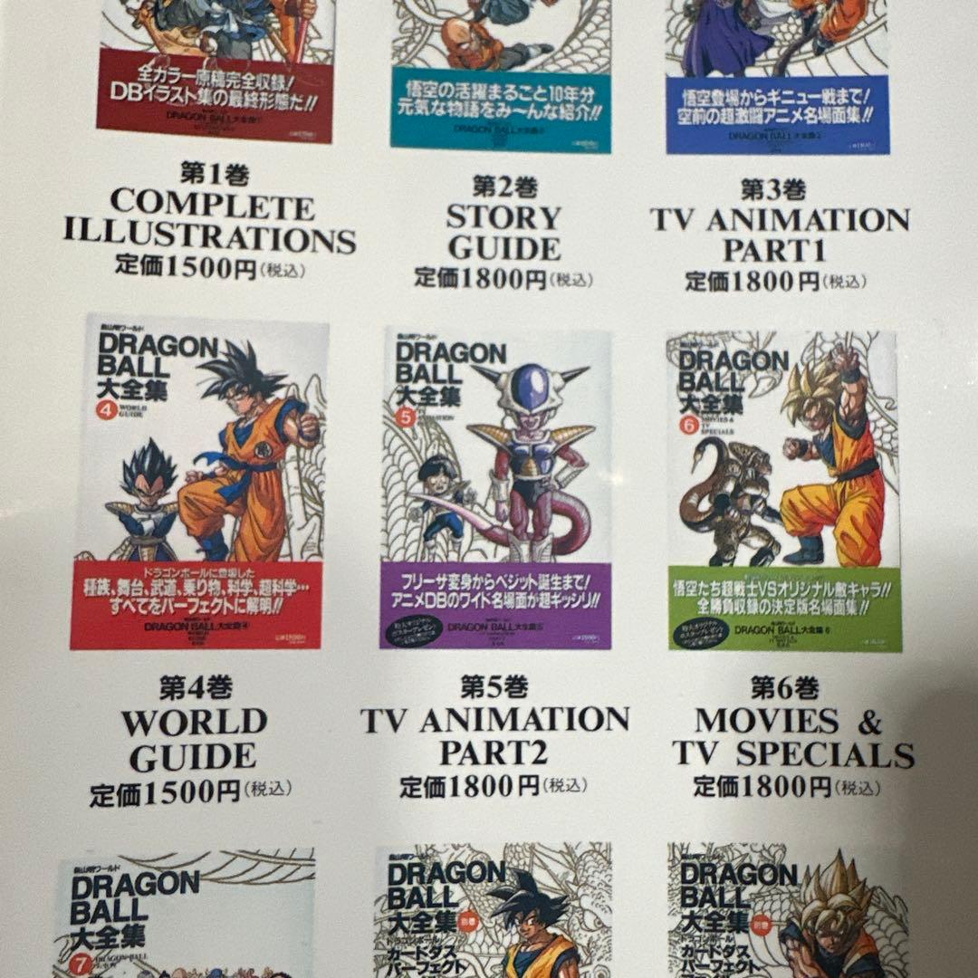 新品　未使用　最終値下げ鳥山明　ドラゴンボール　大全集全10冊コンプリートセット