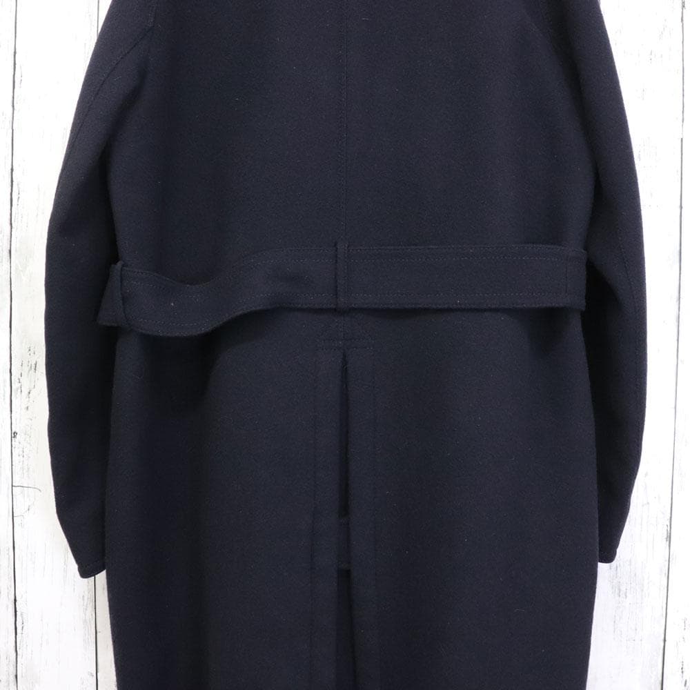 極上品　HERNO　ヘルノ　イタリア製　ダブルフェイス　ベルテッド　ウールコート