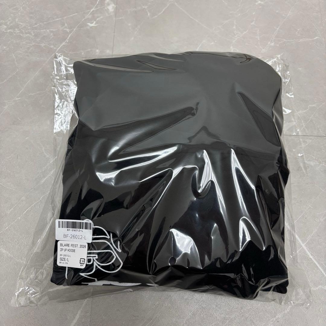BLARE FEST. 2026 ZIP UP HOODIE パーカー L