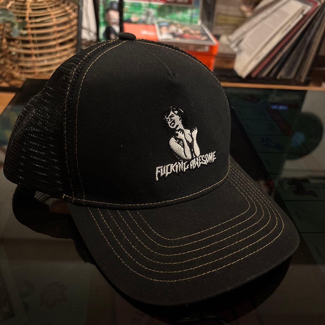 FUCKING AWESOME トラッカーキャップ ブラック