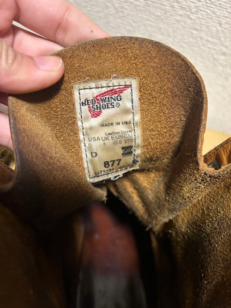 レッドウィング 877 ソール張り替え