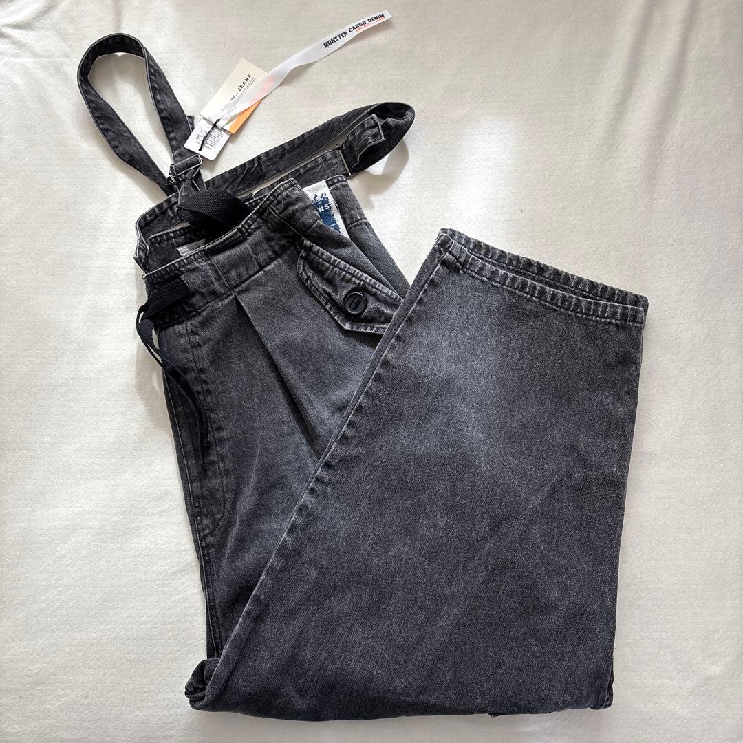 メロンパンナちゃん♡ 　niko and...サスペンダー付ブラックデニム