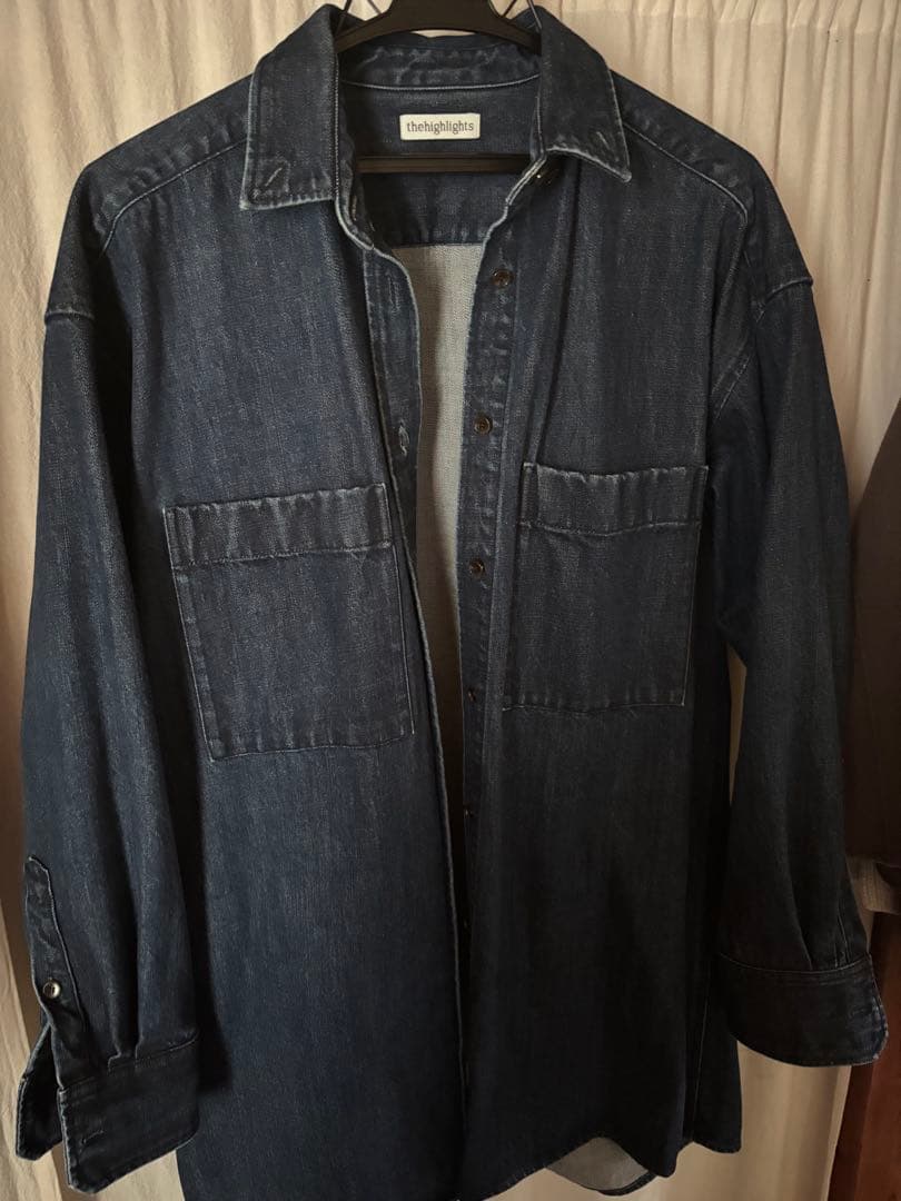 本日限定お値下げthehighlights デニムオーバーサイズシャツジャケット