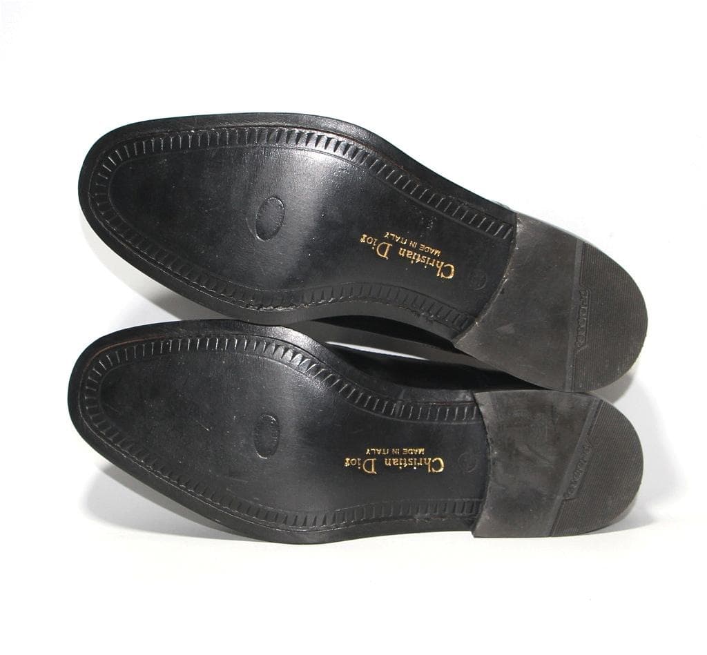 よ*し様 クリスチャンディオール 内羽根 ストレートチップ ブラック 5.5 未