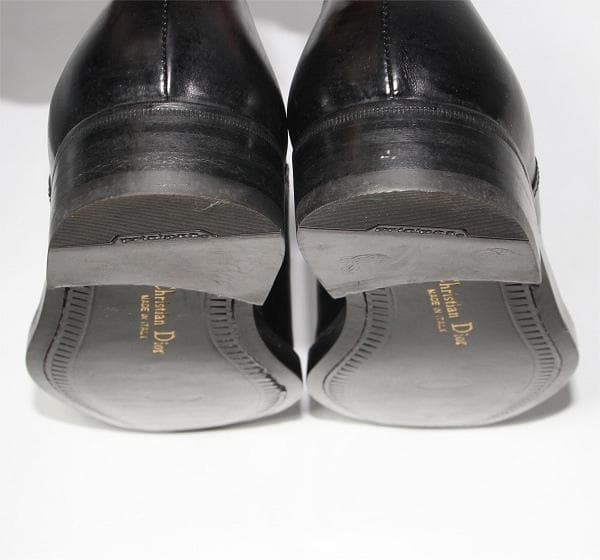 よ*し様 クリスチャンディオール 内羽根 ストレートチップ ブラック 5.5 未