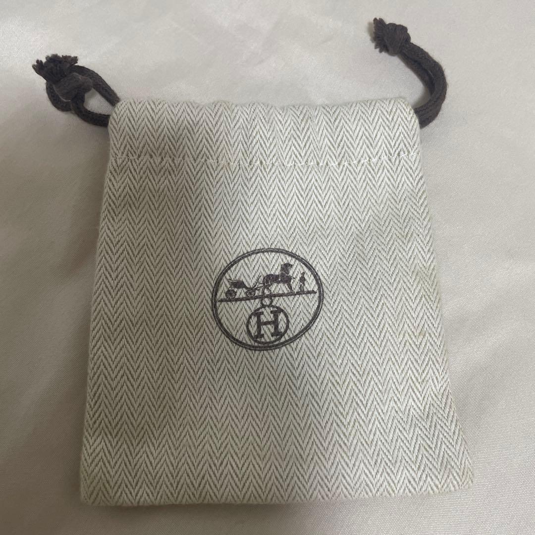 HERMES カデナ　象　チャーム　ゴールド