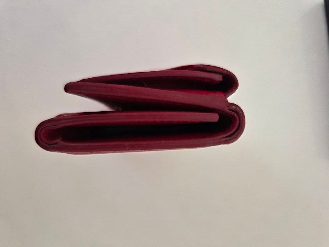 PRADA サフィアーノレザー 三つ折り財布 レッド