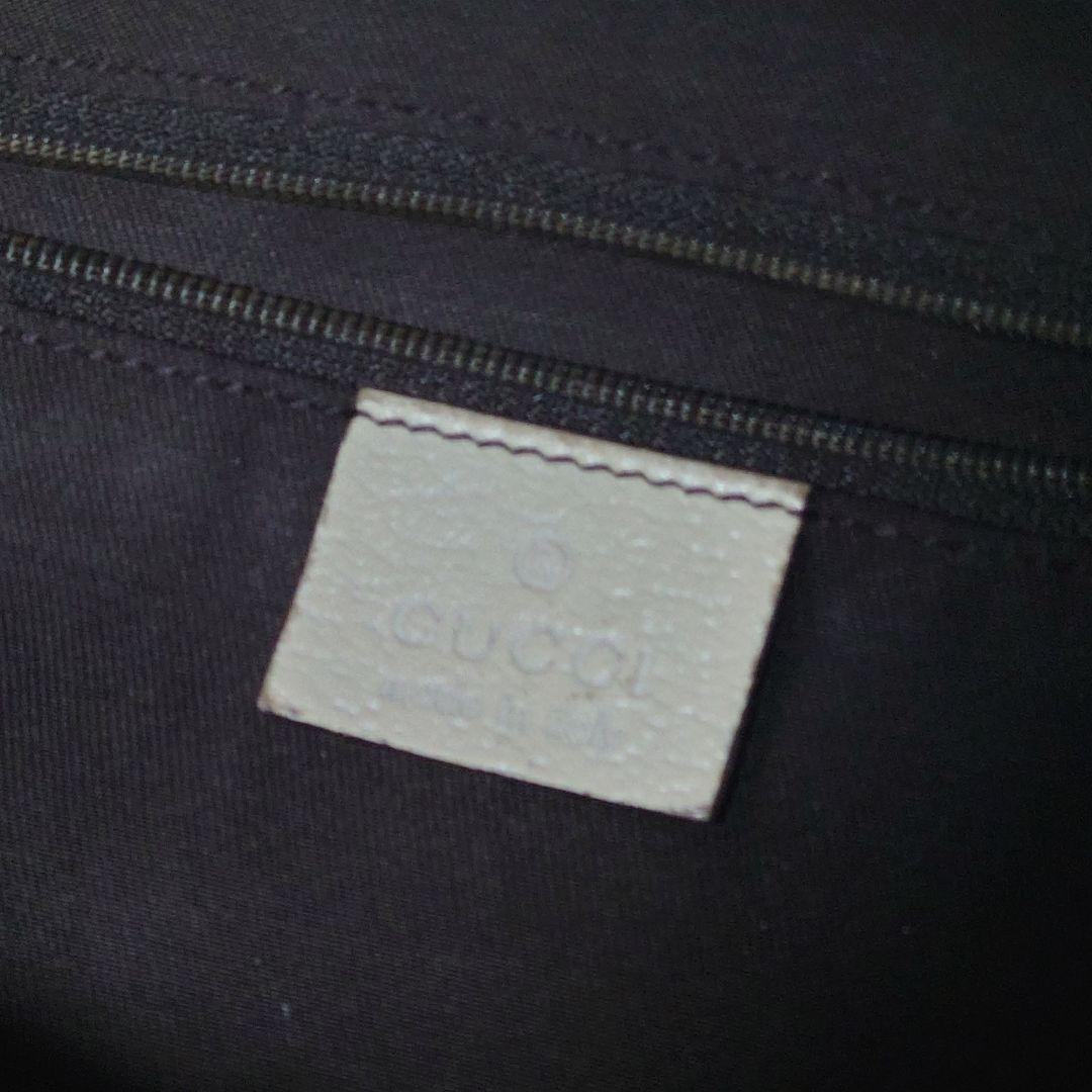 【希少】GUCCI ミニボストンバッグ GG柄 シェリーラインリボン プリンシー