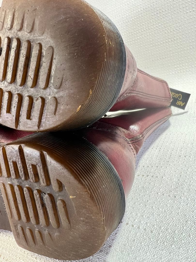 UK8_27cm Dr.Martens 10ホールブーツ スチールトゥ 英国製