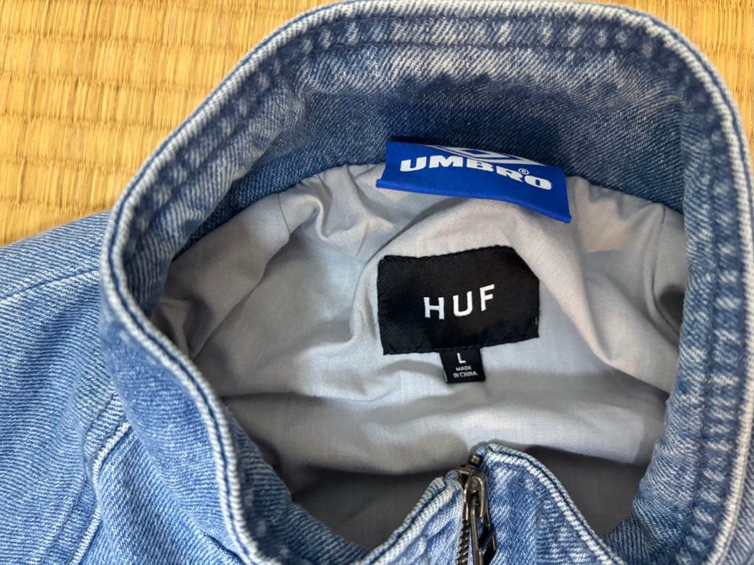 ジャケット・アウター HUF UMBRO DENIM JACKET L