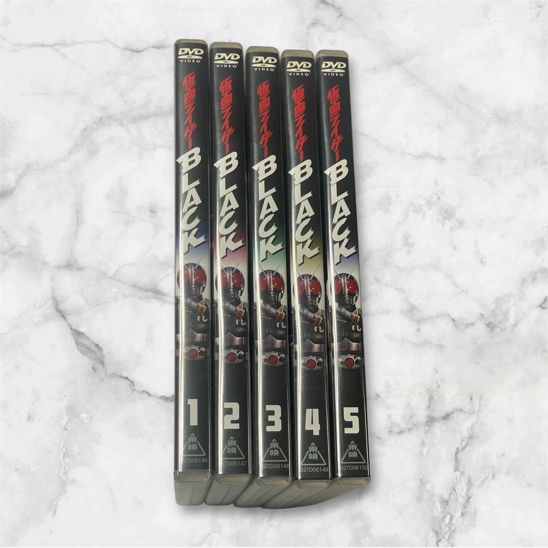 仮面ライダーブラック DVD 全5巻セット 箱なし