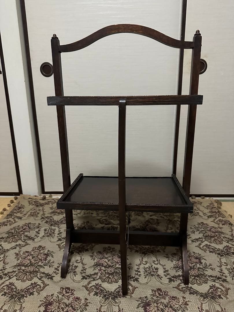 イギリス　アンティーク　ケーキスタンド　アフタヌーンティー　折りたたみ式