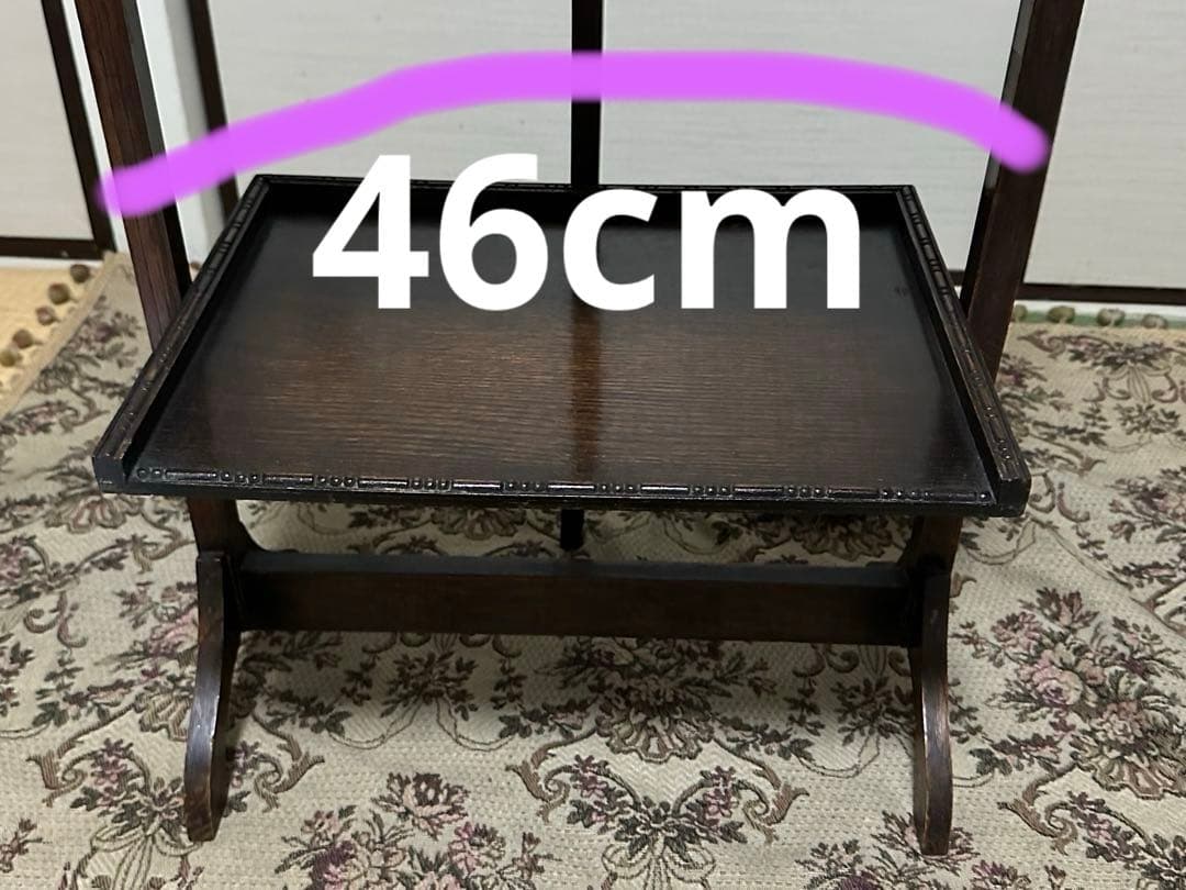 イギリス　アンティーク　ケーキスタンド　アフタヌーンティー　折りたたみ式