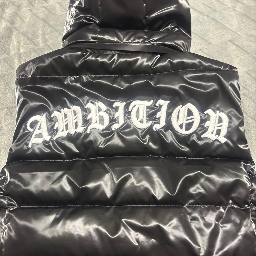 アダムスジャグラー 激レア　希少サイズ　黒 ダウンベスト フード付き