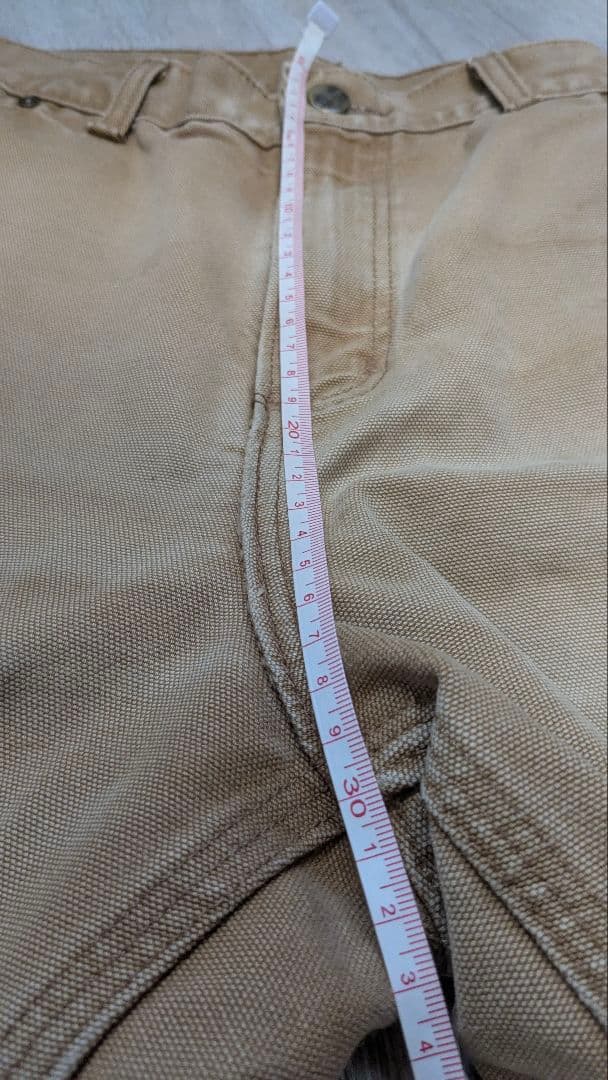 【US古着】Carhartt ダブルニー フェード 雰囲気◎ 31×30 ボロ