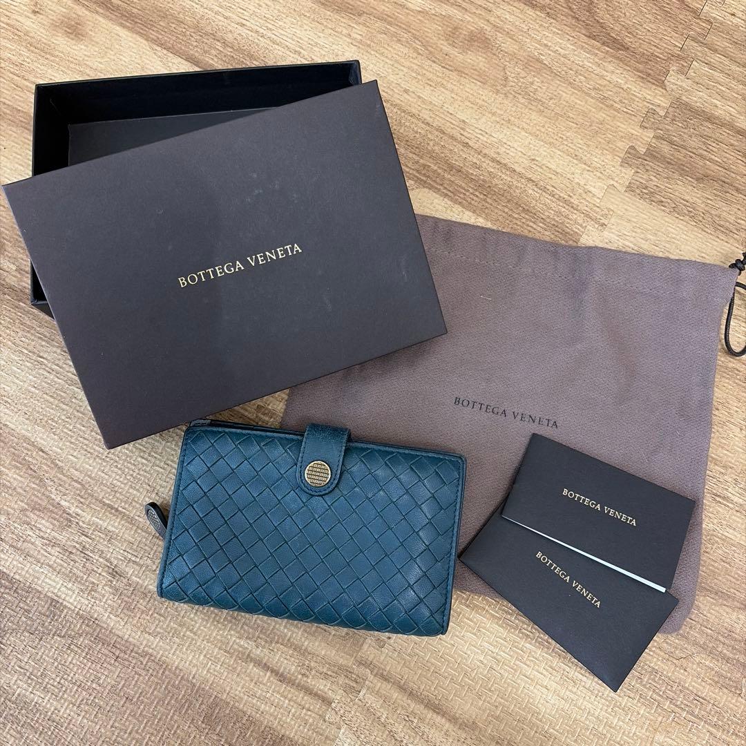 Bottega Veneta 長財布 ダークブルー