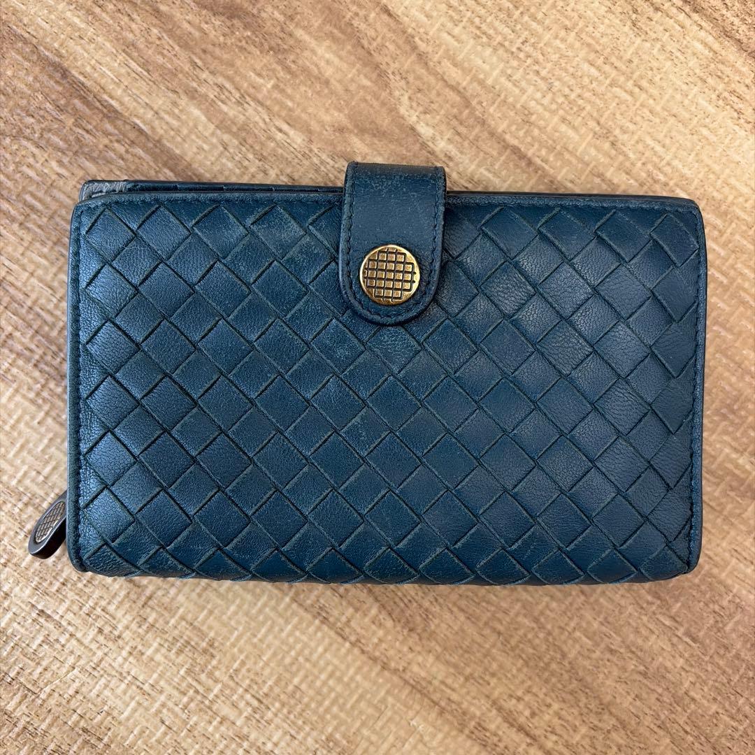 Bottega Veneta 長財布 ダークブルー
