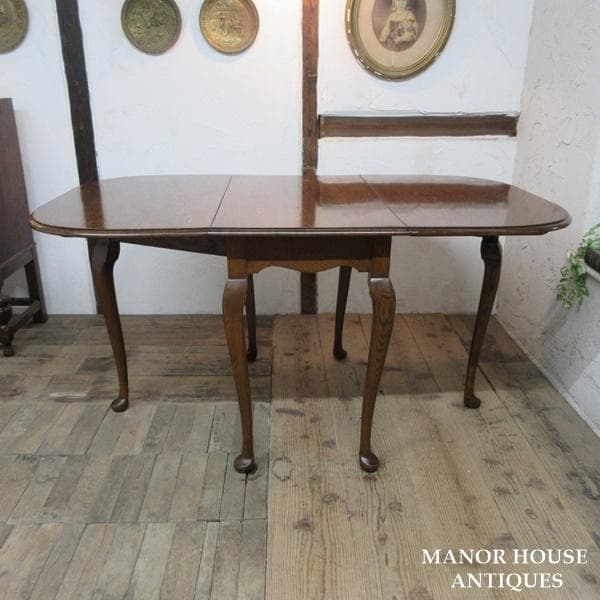 イギリス アンティーク 家具 バタフライテーブル ダイニング 猫脚 6920d