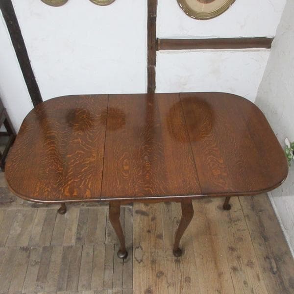 イギリス アンティーク 家具 バタフライテーブル ダイニング 猫脚 6920d