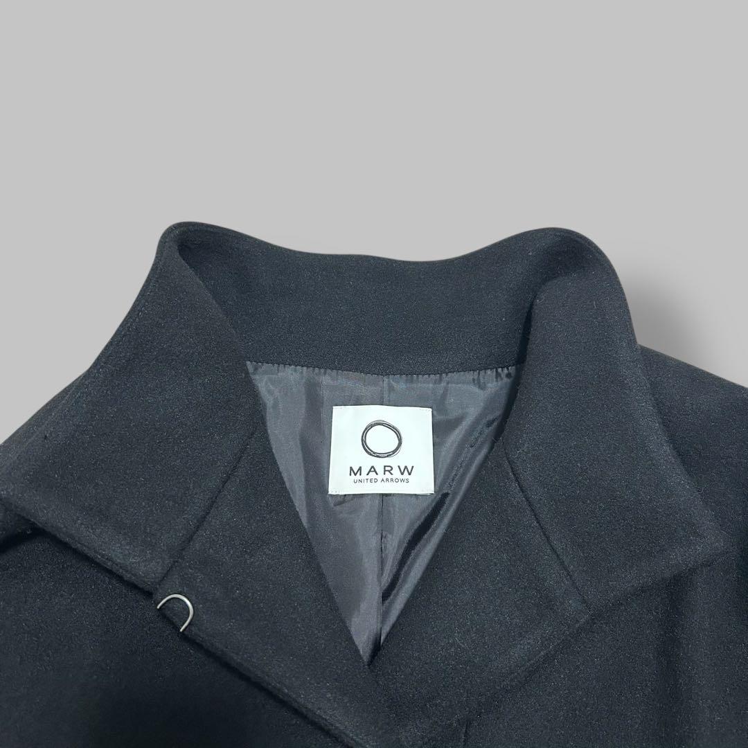 美品✨MARWUNITED ARROWS ポンチョコート ポンチョ ブラック