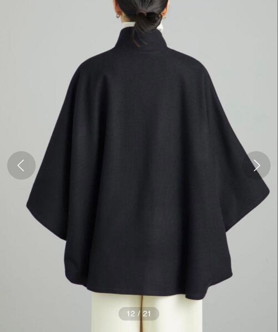 美品✨MARWUNITED ARROWS ポンチョコート ポンチョ ブラック