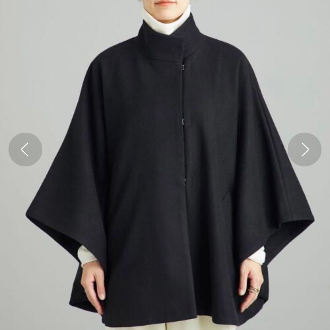 美品✨MARWUNITED ARROWS ポンチョコート ポンチョ ブラック