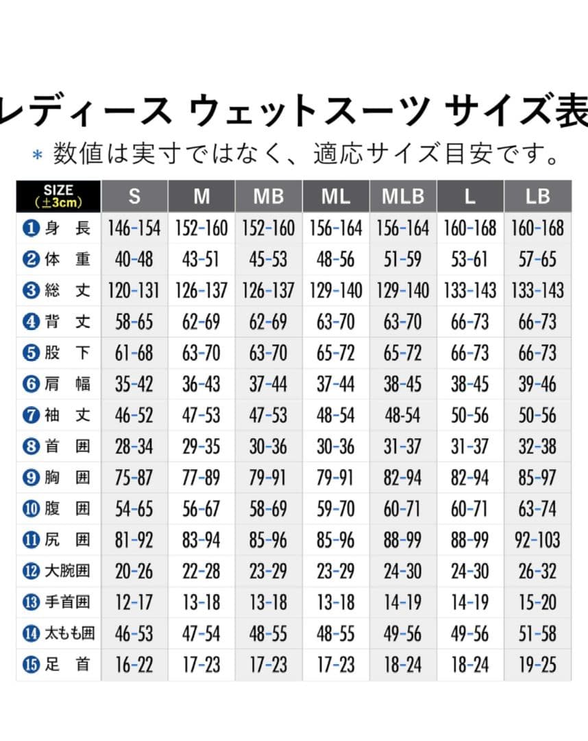 Fellow　レディース　セミドライウェットスーツ