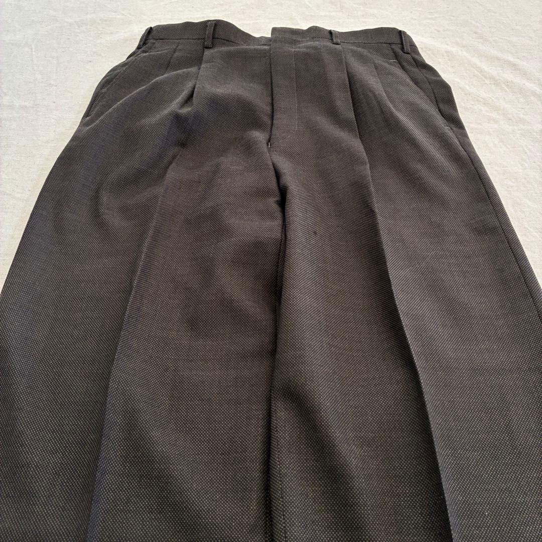 スーツセットアップ ダブルブレスト 3B ダークブラウン ウール混 成人式