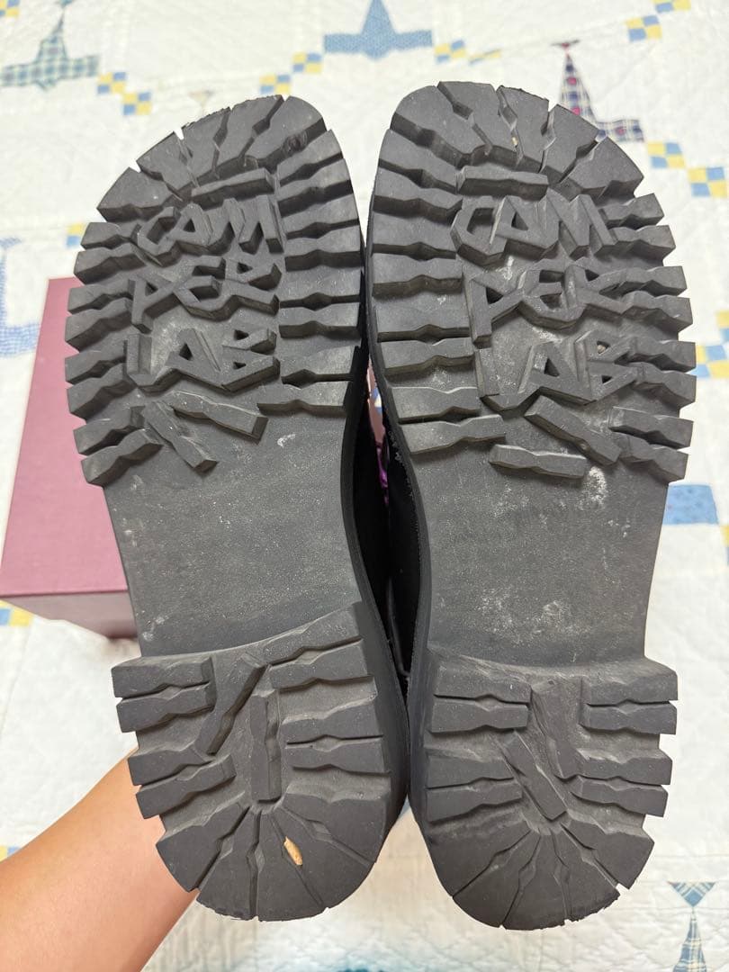 camperlab eki カンペールラボ ダービーシューズ 黒 紫 40