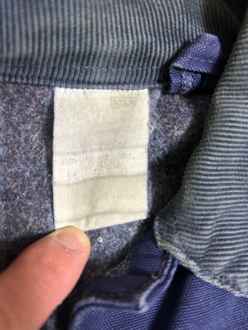 80s~90s USA製 星タグ CARHARTT チョアコート ネイビー 42