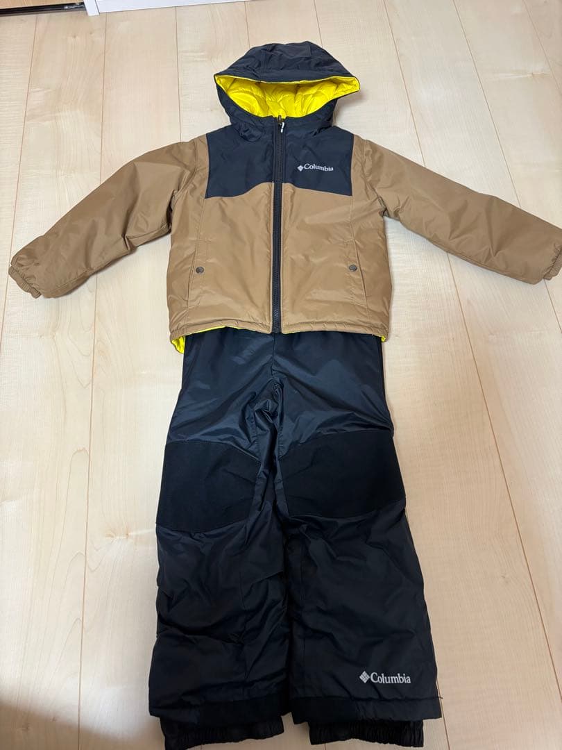 【jm】コロンビア 子ども用スノーウェア上下セット　110.120cm