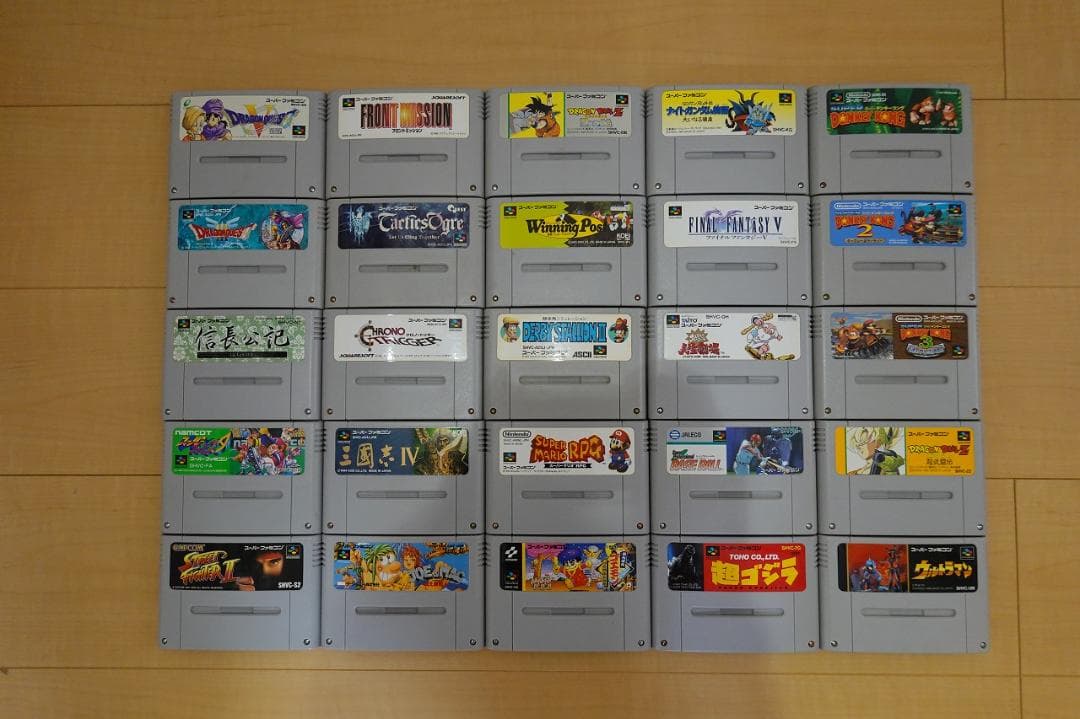 スーパーファミコンソフト　52本セットまとめ売り