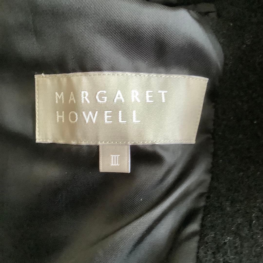 マーガレットハウエル　ウールカシミアメルトンステンカラーコート