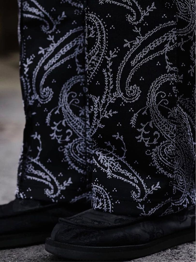 【希少】Needles×STUDIOUS 別注 トラックパンツ ペイズリー M