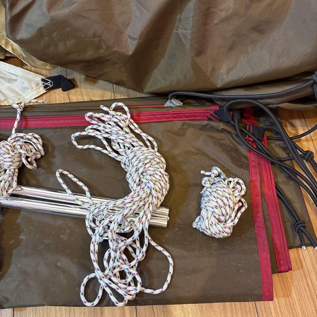 FES-432 タープエクステンションテント4 アイボリー　雪峰祭