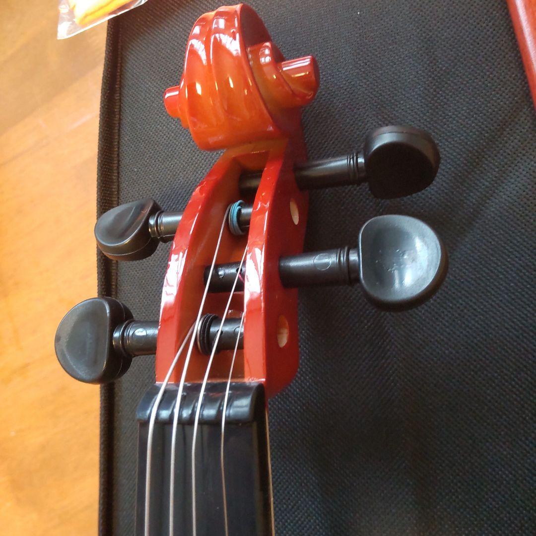 新品！格安！オレンジ色のバイオリン 本体 4/4フルサイズ