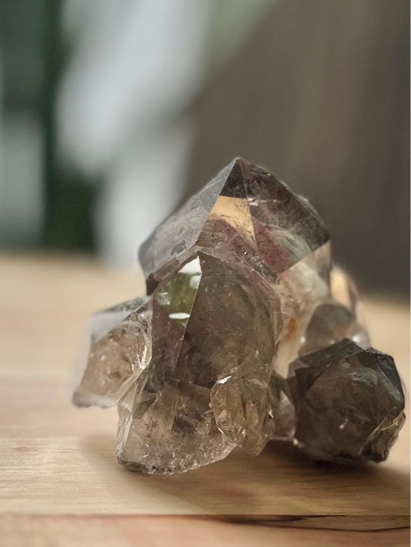 ☆半額☆ ブラジル産　スモーキークォーツ　ガーデンクォーツ　クラスター