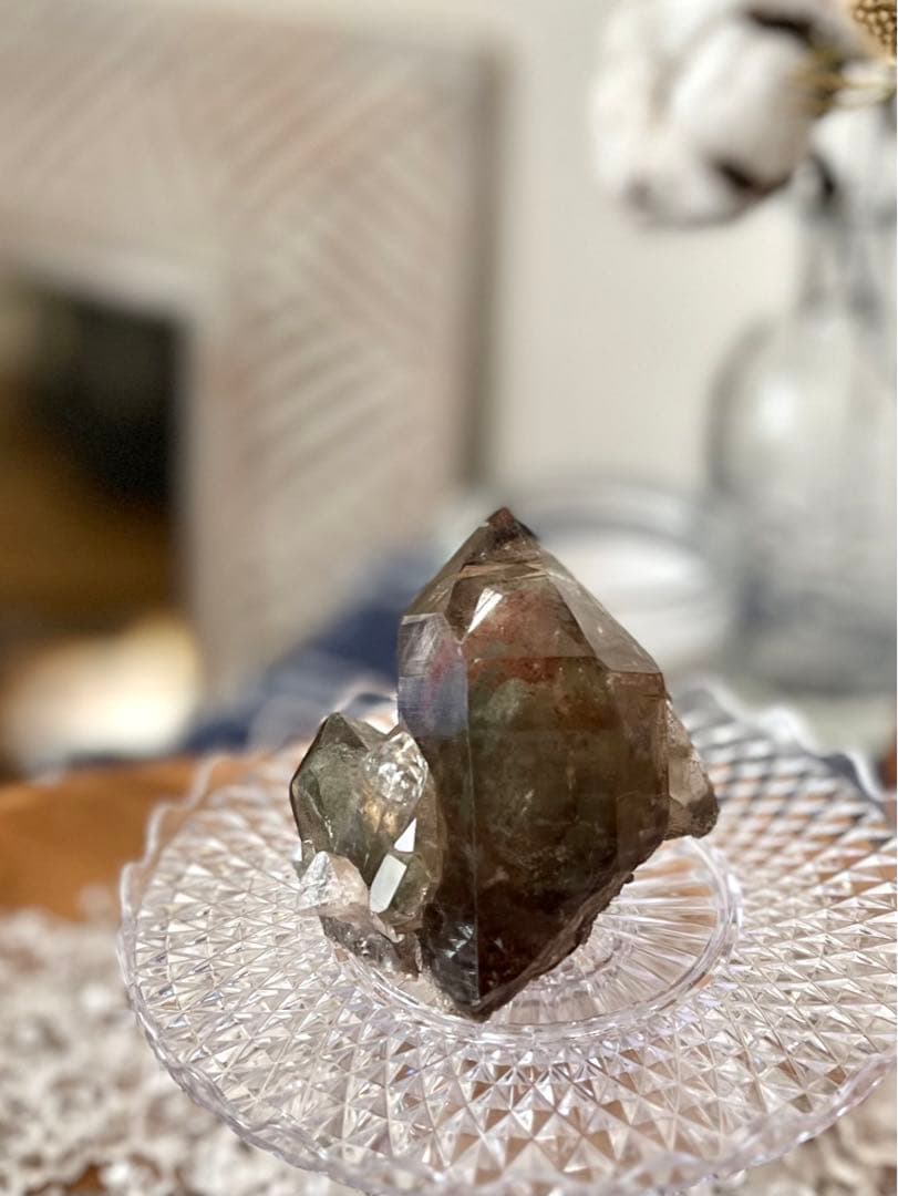 ☆半額☆ ブラジル産　スモーキークォーツ　ガーデンクォーツ　クラスター