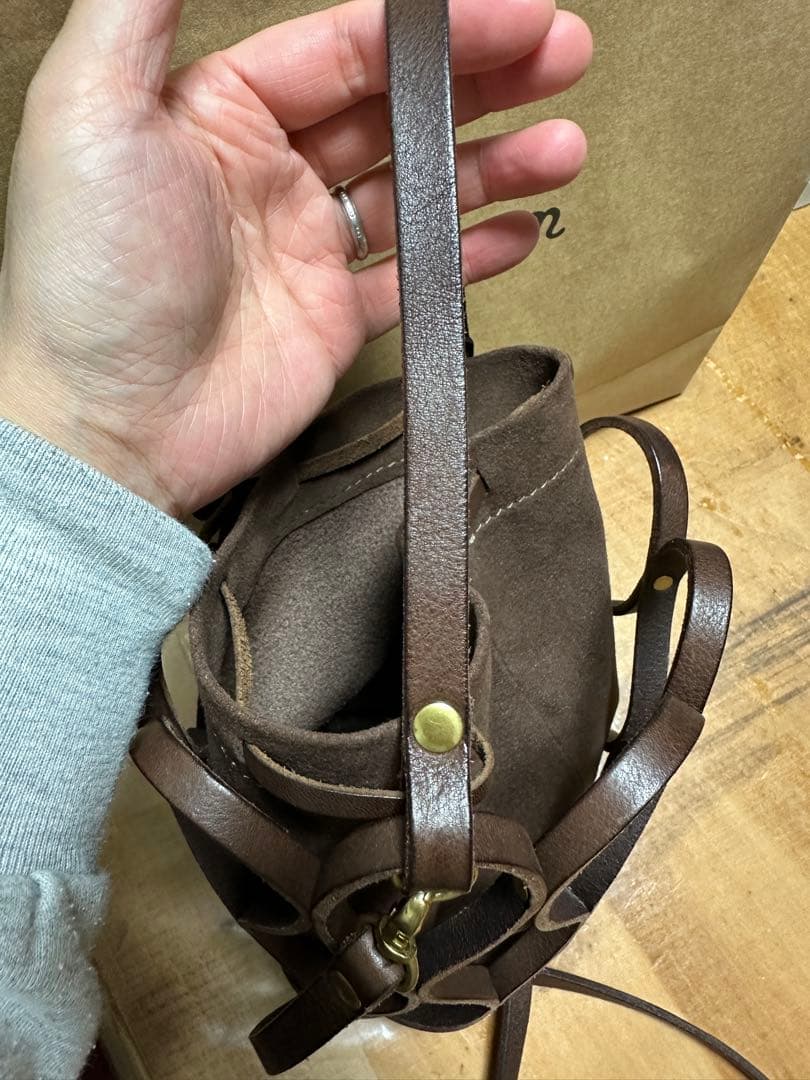 Organ ハニカム巾着バッグ