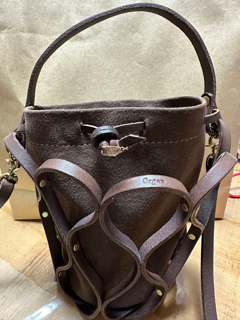 Organ ハニカム巾着バッグ