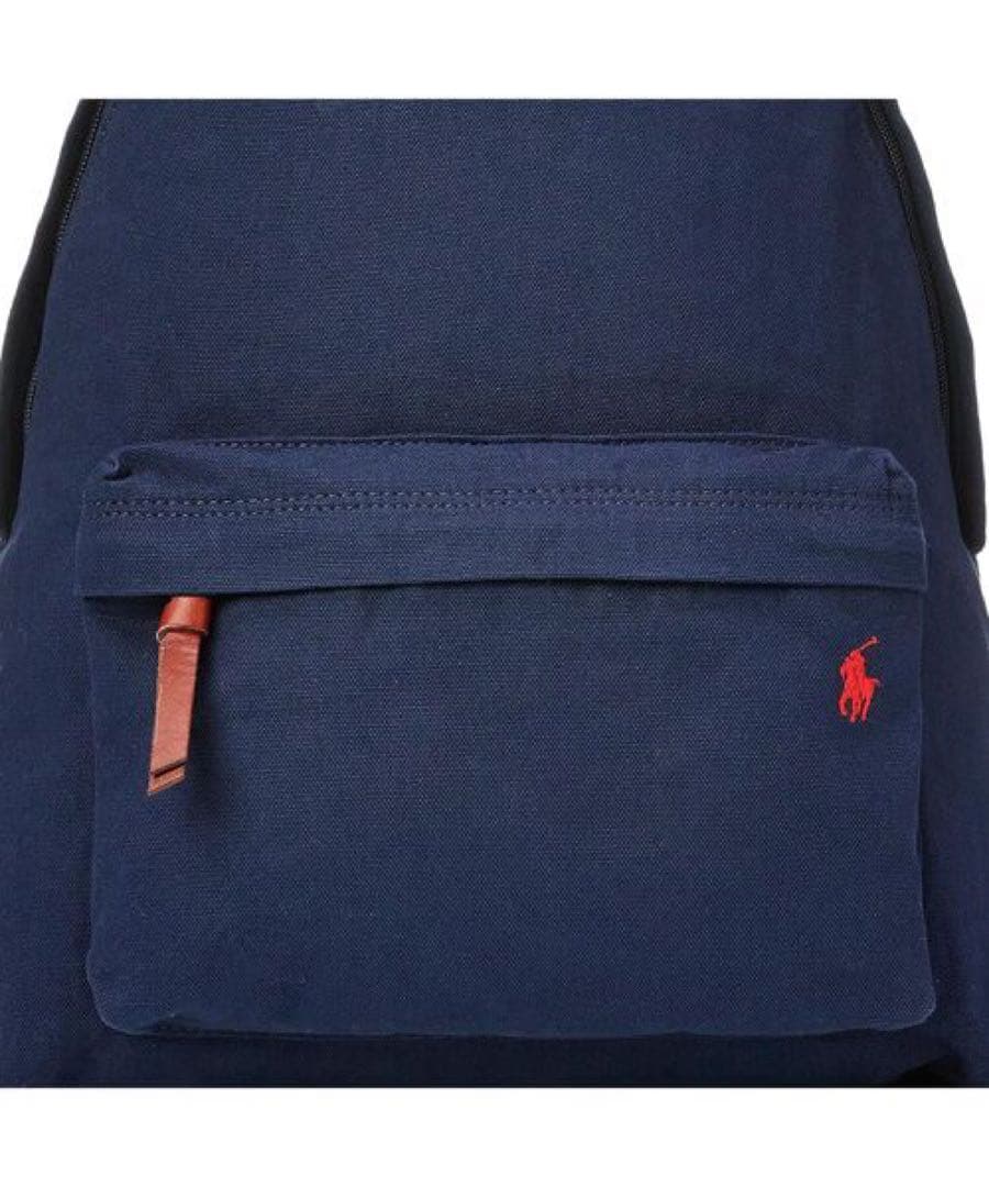 新品ポロラルフローレン　ネイビー キャンバス リュック紺POLO