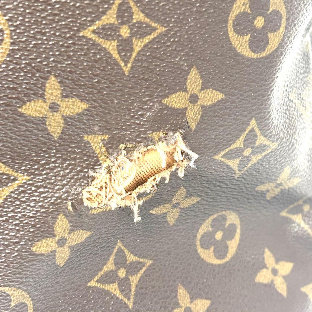 ルイヴィトン　モノグラム　トートバッグ　穴あき有　リペア　ジャンク