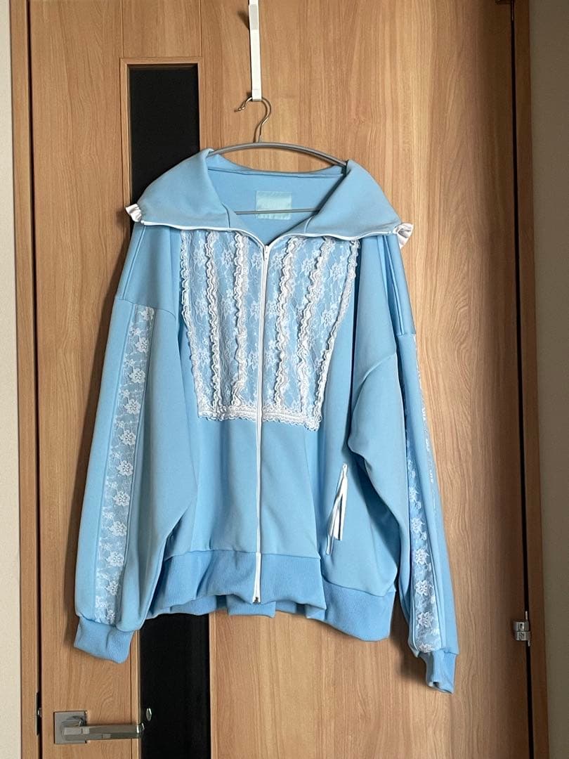 フリルレースジャージパーカー【satoi】