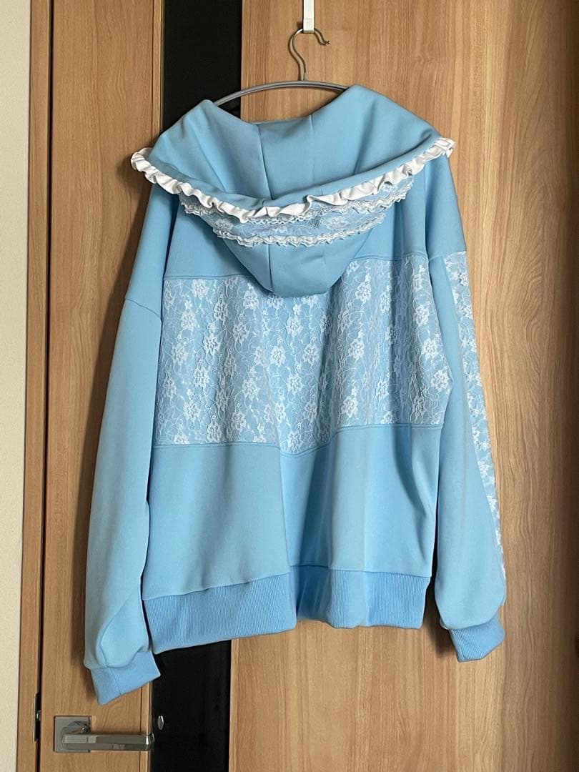 フリルレースジャージパーカー【satoi】