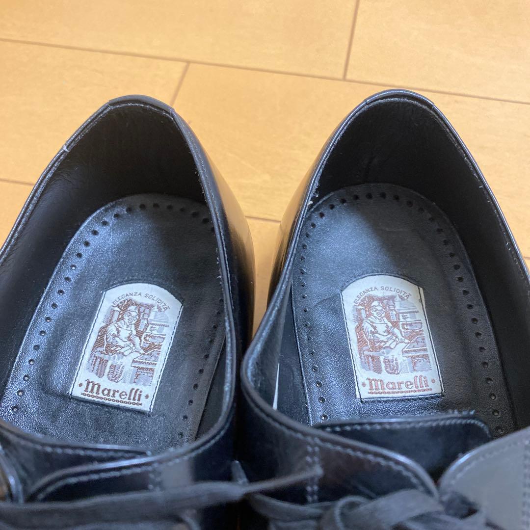 ★未使用級　marelli マレリー 75144 カーフ革 ストレートチップ